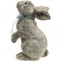 Floristik24 Påskehareplysj, butikkvindudekorasjon, kanin å sette, vårpynt H40cm