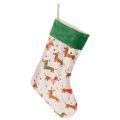Floristik24 Julestrømpe med dachsmotiv, 50 cm