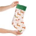 Julestrømpe med dachsmotiv, 50 cm | Floristik24.no