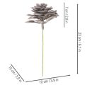 Kunstige sukkulenter i voksblomster dekorasjon 10 cm 6 stk | Floristik24.no