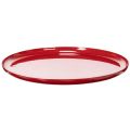 Floristik24 Dekorativt brett, rødt, minimalistisk design, 27 cm
