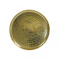 Floristik24 Orientoptisk brett, gyllen dekorativ tallerken, metallpynt Ø18,5cm