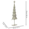 Dekorativt juletre på stativ med stjerne, festlig borddekorasjon, 74 cm | Floristik24.no