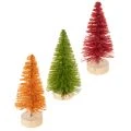 Floristik24 Kunstig juletre med trebase, liten, 16 cm, 6 stk.