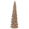 Floristik24 Dekorativt juletre med flokker til vinterdekorasjon, 34 cm