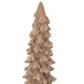 Dekorativt juletre med flokker til vinterdekorasjon, 34 cm | Floristik24.no