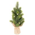 Floristik24 Kunstig juletre i jutepose, liten borddekorasjon, mini juletre, 38 cm