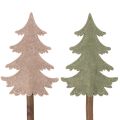 Dekorativt juletre på pinne