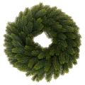 Floristik24 Kunstig grangrenkrans, grønn, rund, 50 cm
