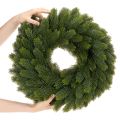 Kunstig grangrenkrans, grønn, rund, 50 cm | Floristik24.no