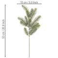 Kunstig grangren, festlig vindusdekorasjon, 50 cm, 3 stk. | Floristik24.no