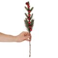 Kunstig grangren med julekuler, 48 cm, 2 stk. | Floristik24.no