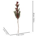 Kunstig grangren med julekuler, 48 cm, 2 stk. | Floristik24.no