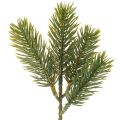 Floristik24 Kunstig grønn grangren til vinterdekorasjoner, 25 cm, 24 stk.