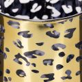 Telysholder i glass med leopardmønster til borddekorasjon, 12 cm | Floristik24.no
