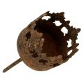 Telysholder for rustbelegg Ø3,8 cm H10,5 cm 4 stk | Floristik24.no