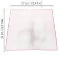 Transmatt rosa våtbestandig blomsterfolie 57 cm, tilskåret til buketter, 20 stk. | Floristik24.no