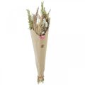 Bukett tørkede blomster gress Phalaris stråblomster rosa 60cm 110g