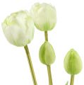 Floristik24 Tulipankrem Real-Touch blomsterdekorasjon L43,5cm 5stk