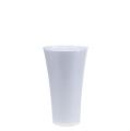 Floristik24 Vase &quot;Fizzy&quot; Ø13,5cm H20,5cm hvit, 1stk