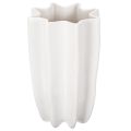 Floristik24 Ribbet vase, høy dekorativ vase for tørkede blomster, 24 cm