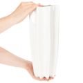 Blomstervase riflet moderne dekorativ vase 38 cm | Floristik24.no