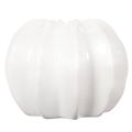 Gresskarpyntvase, blank, høstdekorasjon til stue, 19 cm | Floristik24.no