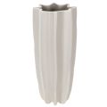Floristik24 Moderne ribbet vase, høy dekorativ vase for tørkede blomster, 38 cm