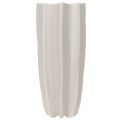 Moderne ribbet vase, høy dekorativ vase for tørkede blomster, 38 cm | Floristik24.no