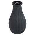 Floristik24 Vase sort glass vaseriller dekorativ vase glass Ø8cm H14cm