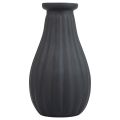 Floristik24 Vase sort glass vaseriller dekorativ vase glass Ø8cm H14cm