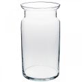 Floristik24 Glassvase, dekorativ vase, lysglass Ø15,5cm H28cm