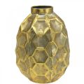 Floristik24 Vintage vase gull blomstervase honeycomb look Ø22,5cm H31cm