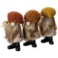 Floristik24 Gnomfigur med skjegg og spiss hatt, 10 cm, 3 deler