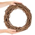 Naturlig piletrekrans som hobbykrans til blomsterdekorasjon, 40 cm | Floristik24.no