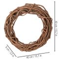Naturlig piletrekrans som hobbykrans til blomsterdekorasjon, 40 cm | Floristik24.no