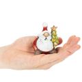 Julenissefigur med juletrepynt, 7 cm, 2 stk. | Floristik24.no