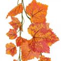 Floristik24 Vinblader krans blader krans rød oransje høst L210cm
