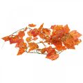 Floristik24 Vinblader krans blader krans rød oransje høst L210cm