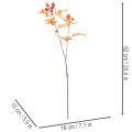 Kunstig hagtorngren med blader og bær, 62 cm | Floristik24.no