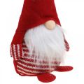 Floristik24 Gnome med skjegg, adventsdekorasjon, dekorativ dverg H24cm B9cm 3stk