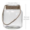 Floristik24 Lyktglass, telysholder for oppheng H16,5cm Ø14,5cm