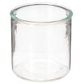 Floristik24 Sylinderformet glassvase, gjennomsiktig, allsidig, 10 cm, 3 stk.