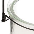 Hengende glasslykt Ø12cm H12,5cm 2 stk | Floristik24.no
