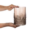 Telysholderhus i glass til borddekorasjon, 23 cm | Floristik24.no