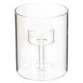 Floristik24 Glasslykt med hevet telysholder 11 cm