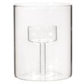 Glasslykt med hevet telysholder 11 cm | Floristik24.no