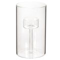 Floristik24 Glasslysestake med innsats for kuppellys 15 cm 2 stk
