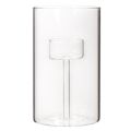 Glasslysestake med innsats for kuppellys 15 cm 2 stk | Floristik24.no