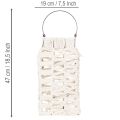 Hengende lykt, sommerdekorasjon, makramé H35,5 cm B19 cm | Floristik24.no